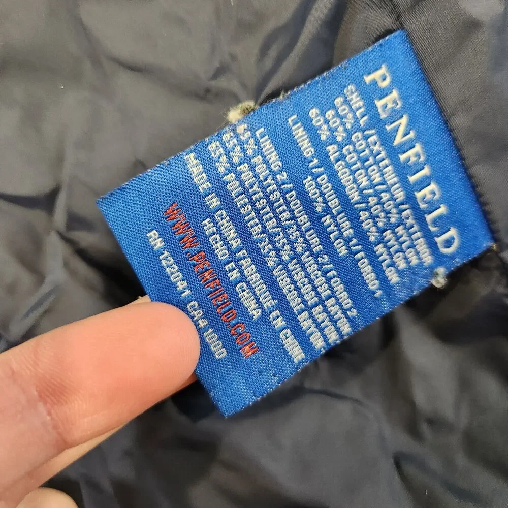 Penfield Womens S Small‎ Hooded Kasson Field Jacket Parka 60/40 Utility Cargo